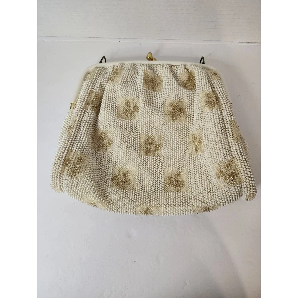vintage beaded clutch purse